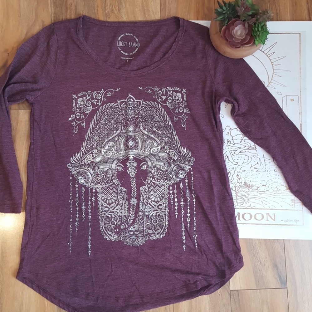 Lucky Brand Hamsa Top